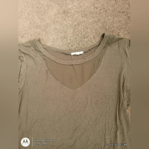 Pleione Tunic with Mesh v neck and lower back detail sz Medium - Picture 7 of 7